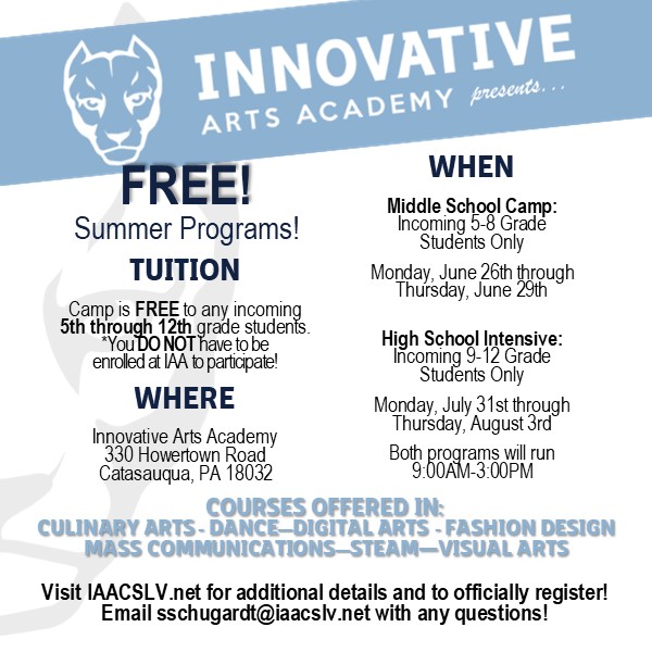  Free MS/HS Summer Camp